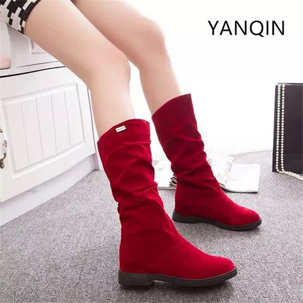 yanqin 2018 korean version of autumn and winter new scrub round head lady roman boots suede boots fashionable women's, Black
yanqin 2018 korean version of autumn and winter new scrub round head lady roman boots suede boots fashionable women's, Black