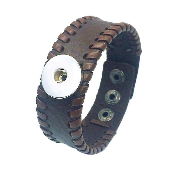 luwellever interchangeable 162 real original genuine leather retro fashion 12mm 18mm snap button bracelet charm jewelry for women men gift, Golden;silver
luwellever interchangeable 162 real original genuine leather retro fashion 12mm 18mm snap button bracelet charm jewelry for women men gift, Golden;silver