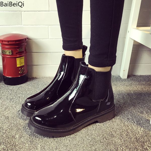 2019 boots waterproof women casual slip-on ankle rain boots elastic band solid color rainy shoes women shoes booties mujer, Black
2019 boots waterproof women casual slip-on ankle rain boots elastic band solid color rainy shoes women shoes booties mujer, Black