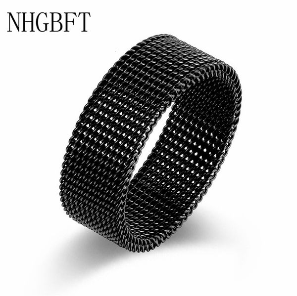 nhgbft black color woven mesh ring for women mens stainless steel wedding rings, Slivery;golden
nhgbft black color woven mesh ring for women mens stainless steel wedding rings, Slivery;golden