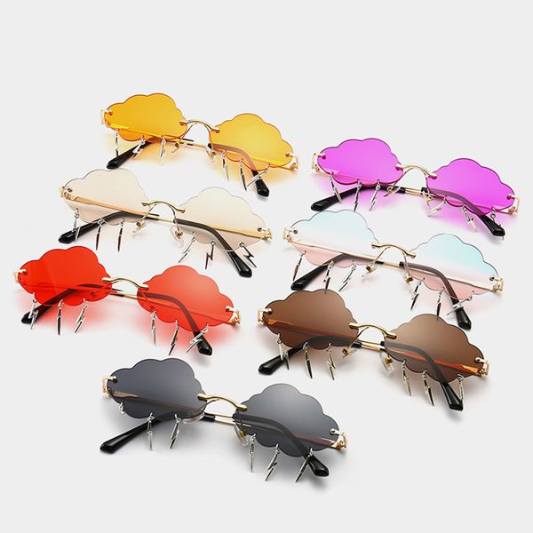 2020 new fashion rimless cloud tassel sunglasses women design retro metal steampunk sun glasses for female uv400, White;black
2020 new fashion rimless cloud tassel sunglasses women design retro metal steampunk sun glasses for female uv400, White;black
