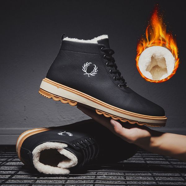 39-44 men boots 2019 brand comfortable leather fashion casual winter boots #xma001, Black
39-44 men boots 2019 brand comfortable leather fashion casual winter boots #xma001, Black