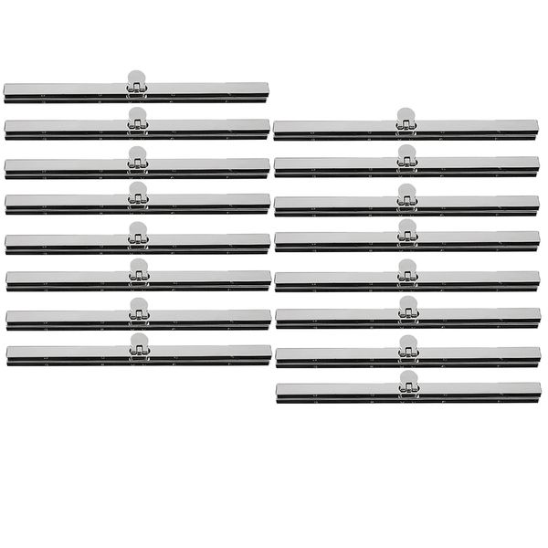 16pcs/pack silver metal coin purse frame bar edge wallet bag clasps diy handcrafts hardware 19cm, Black
16pcs/pack silver metal coin purse frame bar edge wallet bag clasps diy handcrafts hardware 19cm, Black