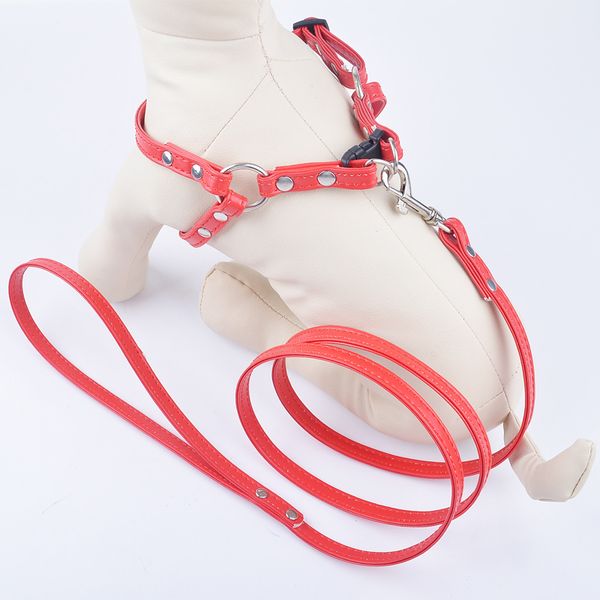 puppy dog vest harnesses lead set red pink purple pu leather adjustable dog halter harness for small medium pets chihuahua
puppy dog vest harnesses lead set red pink purple pu leather adjustable dog halter harness for small medium pets chihuahua