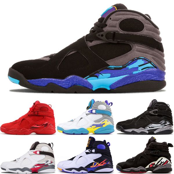 2019 Hot Fashion 8 8s Aqua Basketball Shoes VALENTINES DAY CHROME COUNTDOWN PACK Designer Men Sneakers Sport Trainers size 41-47
2019 Hot Fashion 8 8s Aqua Basketball Shoes VALENTINES DAY CHROME COUNTDOWN PACK Designer Men Sneakers Sport Trainers size 41-47