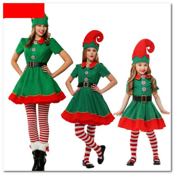 christmas family pageant outfits children halloween elf cosplay party clothes xmas girls dress leggings hat 3pcs sets j0731, White
christmas family pageant outfits children halloween elf cosplay party clothes xmas girls dress leggings hat 3pcs sets j0731, White
