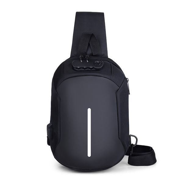 men durable nylon fabric crossbody chest bag outdoor camping hiking bags with anti-theft password code lock usb charger
men durable nylon fabric crossbody chest bag outdoor camping hiking bags with anti-theft password code lock usb charger