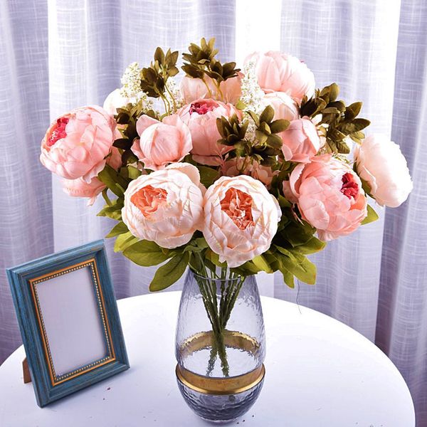 1bouquet european artificial peony decorative silk fake flowers peonies for home l table decor diy wedding decoration wreath
1bouquet european artificial peony decorative silk fake flowers peonies for home l table decor diy wedding decoration wreath