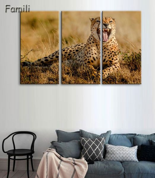 3 panels New Arrival Animal Cheetah Canvas Painting Modern Wall Picture Decor Art Picture Gift Living Room Home Décor
3 panels New Arrival Animal Cheetah Canvas Painting Modern Wall Picture Decor Art Picture Gift Living Room Home Décor
