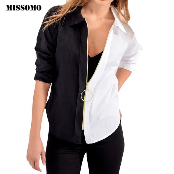 missomo jacket women casual zipper cardigan color block coat jaqueta feminina autumn spring women long sleeve bomber femme 89, Black;brown
missomo jacket women casual zipper cardigan color block coat jaqueta feminina autumn spring women long sleeve bomber femme 89, Black;brown