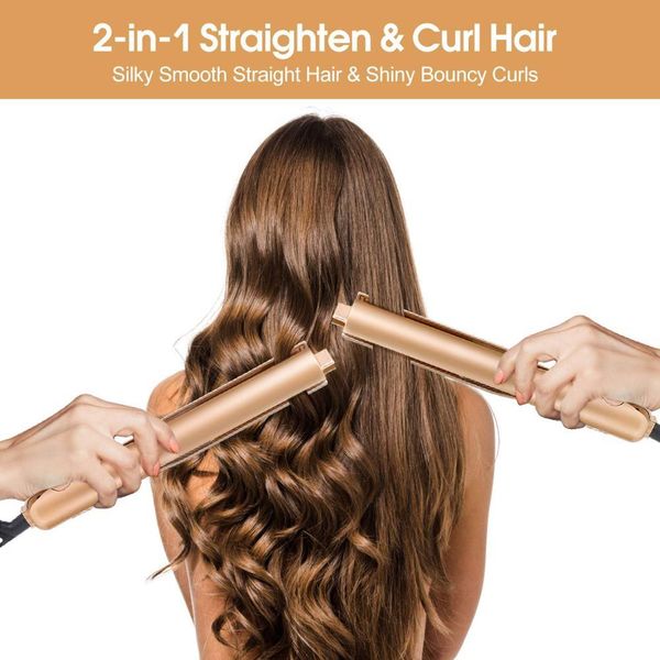 2 in 1 gold titanium flat iron twist hair curling & hair straightener irons styling 1 inch pro straightening&curls hair styling
2 in 1 gold titanium flat iron twist hair curling & hair straightener irons styling 1 inch pro straightening&curls hair styling