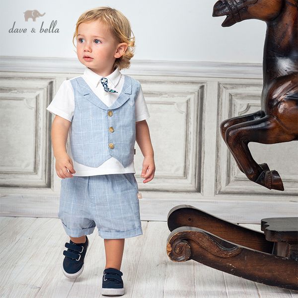 db13366 dave bella summer baby boys fashion tie plaid clothing sets kids handsome short sleeve sets children 2 pcs suit, White
db13366 dave bella summer baby boys fashion tie plaid clothing sets kids handsome short sleeve sets children 2 pcs suit, White