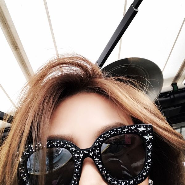 women's imitation diamond sun diamond star sunglasses fashion personalized sun glasses glasses, White;black
women's imitation diamond sun diamond star sunglasses fashion personalized sun glasses glasses, White;black