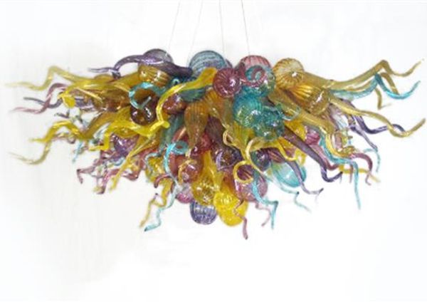 led hand blown glass chandelier lighting colorful modern art glass pendant lighting 28"x20" art decor home lamps
led hand blown glass chandelier lighting colorful modern art glass pendant lighting 28"x20" art decor home lamps