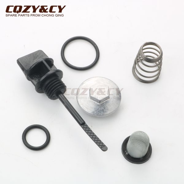 moped atv oil dipstick with o-ring & oil cover & spring filter for gy6 50cc 125 150cc 139qmb 152qmi 157qmj scooter karting
moped atv oil dipstick with o-ring & oil cover & spring filter for gy6 50cc 125 150cc 139qmb 152qmi 157qmj scooter karting