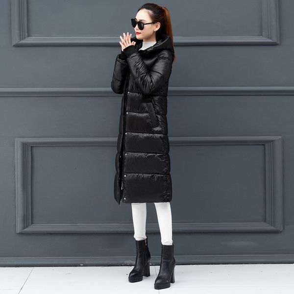 women's winter jackets long female hooded plus size casual cotton parka female outerwear coats hoodie long parkas women 2019, Black
women's winter jackets long female hooded plus size casual cotton parka female outerwear coats hoodie long parkas women 2019, Black