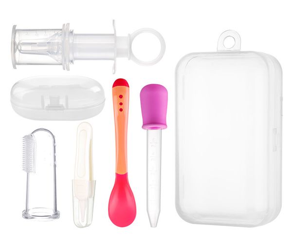 baby medicine feeder combination set five sets of toothbrush with spoon clip of syringe dropper feeder
baby medicine feeder combination set five sets of toothbrush with spoon clip of syringe dropper feeder