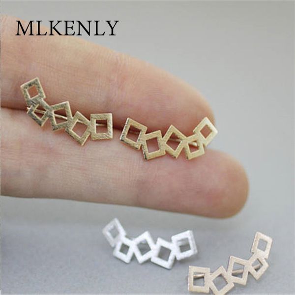mlkenly 925 sterling silver earrings asymmetric square row stud earrings for women wholesale, Golden;silver
mlkenly 925 sterling silver earrings asymmetric square row stud earrings for women wholesale, Golden;silver