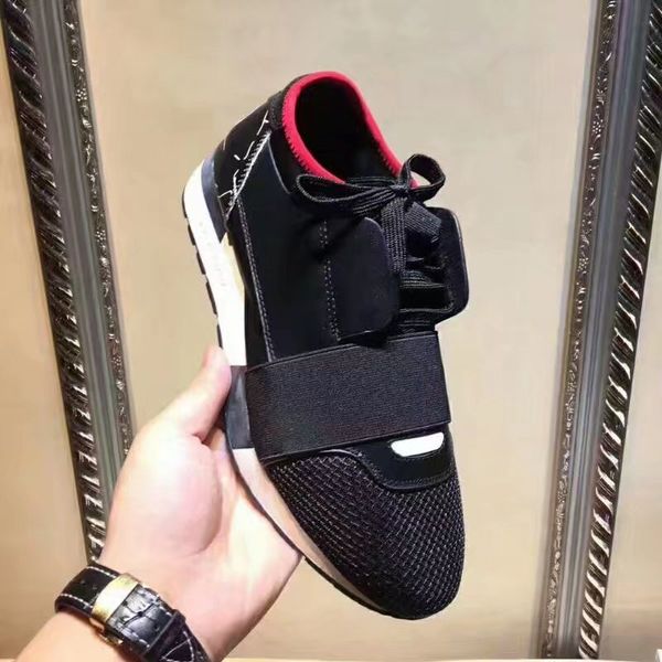 fashion designer shoes sneaker man woman casual mesh leather pointed toe race runner shoes drop shipping with box chaussure femme us 5-12, Black
fashion designer shoes sneaker man woman casual mesh leather pointed toe race runner shoes drop shipping with box chaussure femme us 5-12, Black