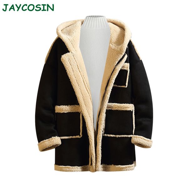jaycosin men clothes 2019 winter warm loose zipper jackets coats fashion casual long sleeve lamb cashmere hooded jacket men 1125, Black
jaycosin men clothes 2019 winter warm loose zipper jackets coats fashion casual long sleeve lamb cashmere hooded jacket men 1125, Black