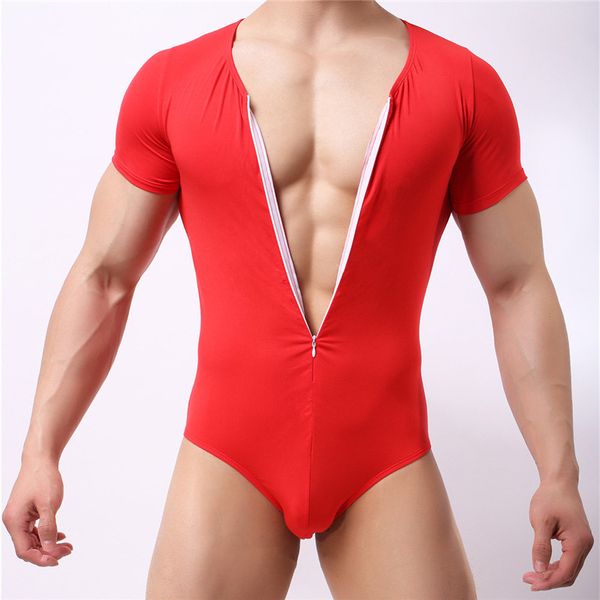 men's g-strings bodysuits short sleeve zipper undershirts fitness jumpsuits wresting singlet underwear gay exotic clubwear one-piece, Black;brown
men's g-strings bodysuits short sleeve zipper undershirts fitness jumpsuits wresting singlet underwear gay exotic clubwear one-piece, Black;brown