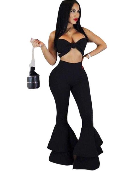 2020 summer women pants leggings skinny fitness high waist flare ruffles trousers party street club pants sweatpants gl106, Black;white
2020 summer women pants leggings skinny fitness high waist flare ruffles trousers party street club pants sweatpants gl106, Black;white