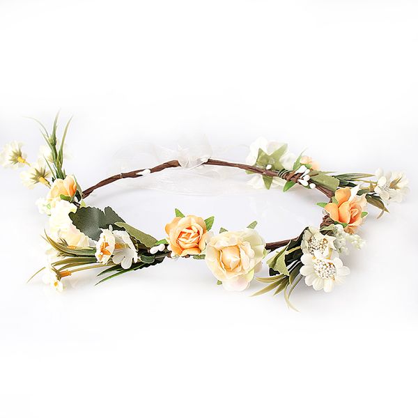 m mism bride women flower crown hair band wedding floral headband garland ribbon bow girl flower wreath elastic hair accessories, Slivery;white
m mism bride women flower crown hair band wedding floral headband garland ribbon bow girl flower wreath elastic hair accessories, Slivery;white