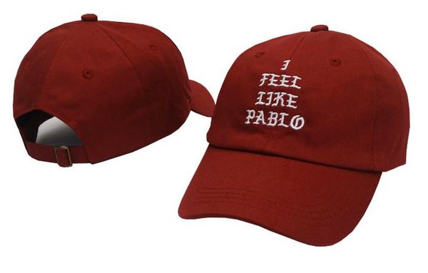 new i feel like pablo letter embroidered hat male and female baseball cap retro casual curved hats 100%cotton fashion golf caps, Blue;gray
new i feel like pablo letter embroidered hat male and female baseball cap retro casual curved hats 100%cotton fashion golf caps, Blue;gray
