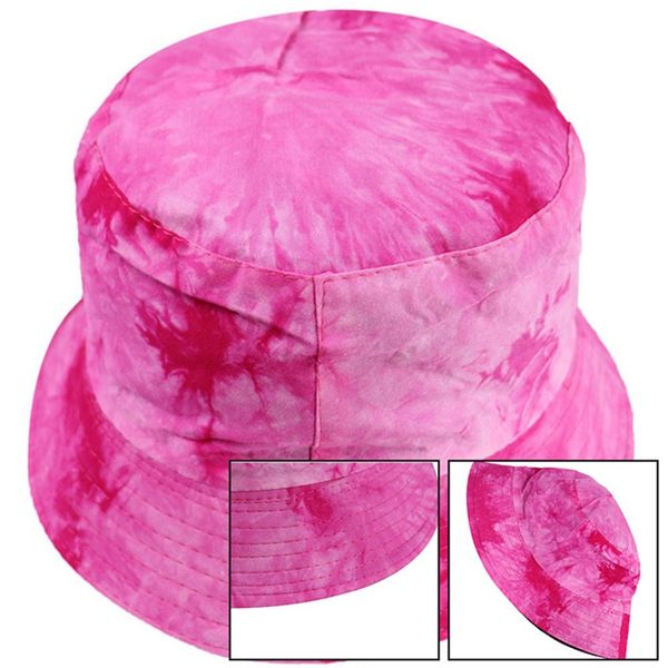 1pcs autumn tie dye bucket hat fishing caps mens womens, Blue;gray