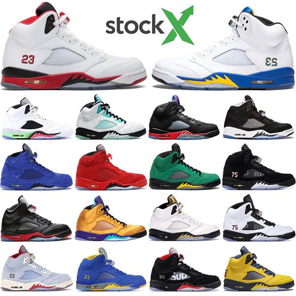 with socks new jumpman 5 5s black metallic white grape oreo basketball shoes men 5s red suede cement sneakes 40-47
with socks new jumpman 5 5s black metallic white grape oreo basketball shoes men 5s red suede cement sneakes 40-47