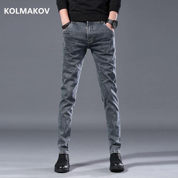 2019 spring men jeans gray classic fashion designer denim skinny jeans men's casual slim fit trousers men 27-36, Blue
2019 spring men jeans gray classic fashion designer denim skinny jeans men's casual slim fit trousers men 27-36, Blue
