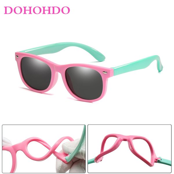 dohohdo new colorful flexible kids sunglasses polarized eyewears children hd lens baby safety coating mirror shades, White;black
dohohdo new colorful flexible kids sunglasses polarized eyewears children hd lens baby safety coating mirror shades, White;black