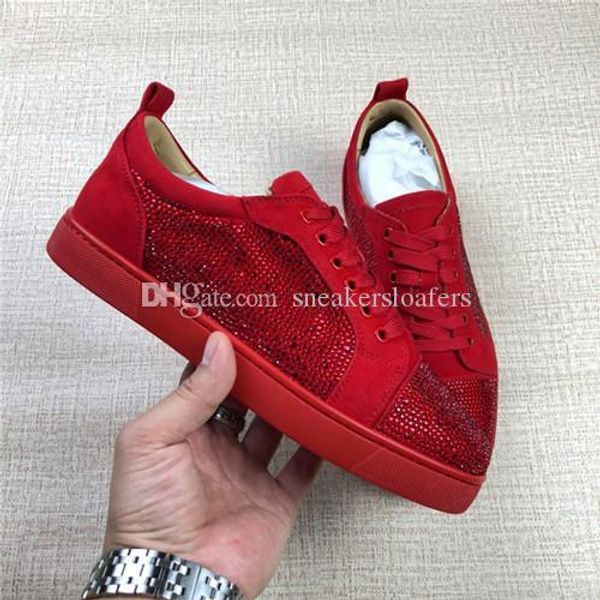 quality glitter rhinestone crystal casual shoes red bottom low couples sneaker fashion junior party wedding flats shoes black,red
quality glitter rhinestone crystal casual shoes red bottom low couples sneaker fashion junior party wedding flats shoes black,red