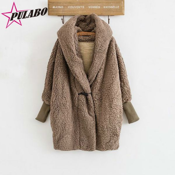 winter plush hooded coat winter warm wool pockets cotton coat outwear woman coats 2018 casaco feminino chaqueta muje, Black;brown
winter plush hooded coat winter warm wool pockets cotton coat outwear woman coats 2018 casaco feminino chaqueta muje, Black;brown