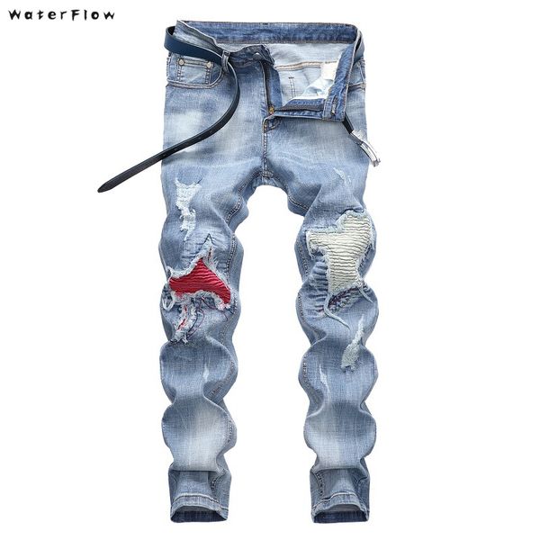 hi street patchwork motorcycle denim trousers man patched moto jeans newsosoo fashion men's pleated biker jeans plus size 28-42, Blue
hi street patchwork motorcycle denim trousers man patched moto jeans newsosoo fashion men's pleated biker jeans plus size 28-42, Blue