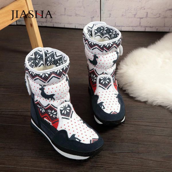 women snow boots antiskid plus velvet warm winter boots women shoes christmas deer brand fashion style waterproof women boots y200115, Black
women snow boots antiskid plus velvet warm winter boots women shoes christmas deer brand fashion style waterproof women boots y200115, Black