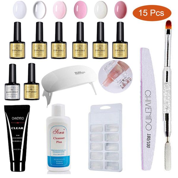 14pcs nail extension kit 3 colors quick drying ptherapy kit for professional nail salon diy nails crystal extension
14pcs nail extension kit 3 colors quick drying ptherapy kit for professional nail salon diy nails crystal extension