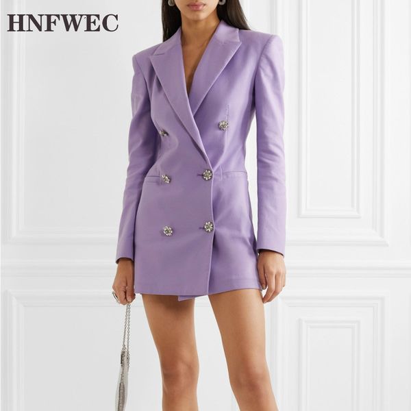 women's suits & blazers 2021 spring summer fashion streetwear long sleeve rhinestone double row button suit purple blazer coat women t9, White;black
women's suits & blazers 2021 spring summer fashion streetwear long sleeve rhinestone double row button suit purple blazer coat women t9, White;black
