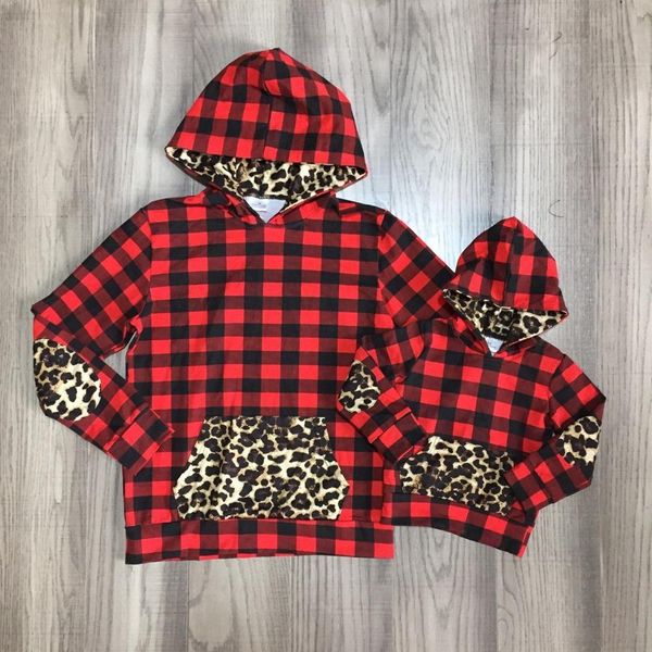 mom and me clothes baby girls red black plaid hoodie with leopard print hat pocket girls boutique cotton hoodie t200228, White;black
mom and me clothes baby girls red black plaid hoodie with leopard print hat pocket girls boutique cotton hoodie t200228, White;black