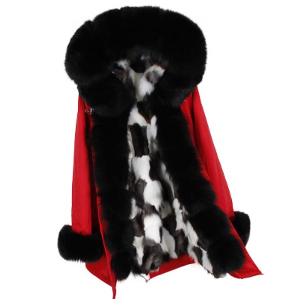 maomaokong brand women snow coats black fox fur threshold lavish fox fur trim 100% real white black lattice fox fur lining red long parkas
maomaokong brand women snow coats black fox fur threshold lavish fox fur trim 100% real white black lattice fox fur lining red long parkas