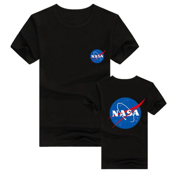 2019 new nasa printed short-sleeved t-shirt men and women shirt leisure and comfort, White;black
2019 new nasa printed short-sleeved t-shirt men and women shirt leisure and comfort, White;black