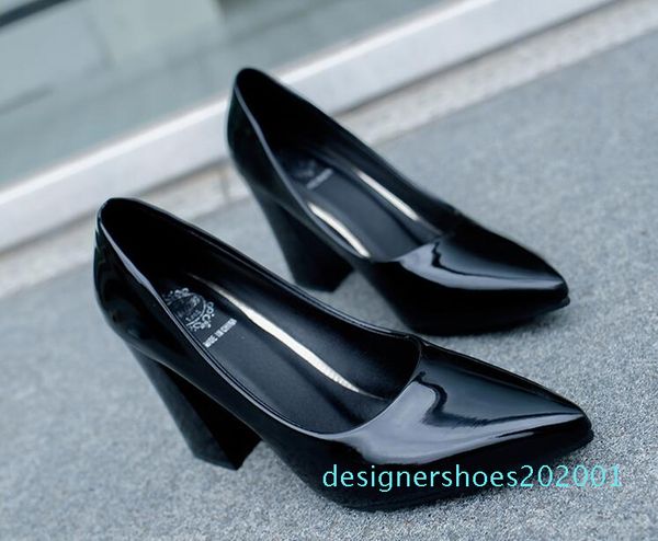 large size high heel women shoes 2019 spring and summer new 40---43 extra large pointed shoes fashion wild shallow mouth work shoes d01, Black
large size high heel women shoes 2019 spring and summer new 40---43 extra large pointed shoes fashion wild shallow mouth work shoes d01, Black