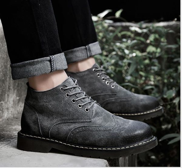 martin boots fashion casual shoes men's leather shoes breathable men's boots, Black
martin boots fashion casual shoes men's leather shoes breathable men's boots, Black