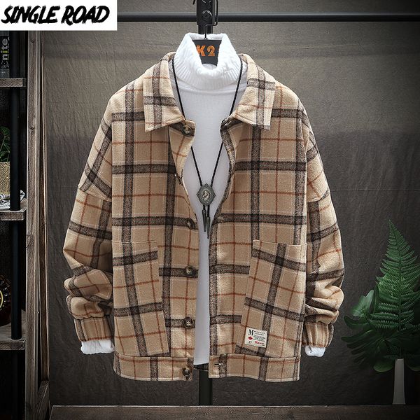 singleroad woolen coats jackets men 2019 new autumn winter retro casual wool plaid coat male fashion jacket korean streetwear cj1911108, Black
singleroad woolen coats jackets men 2019 new autumn winter retro casual wool plaid coat male fashion jacket korean streetwear cj1911108, Black
