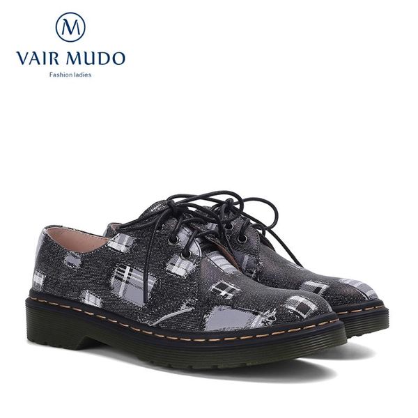vair mudo spring autumn women pumps shoes lace up genuine leather casual shoes ladies footwear fashion low heels round toe d44l, Black
vair mudo spring autumn women pumps shoes lace up genuine leather casual shoes ladies footwear fashion low heels round toe d44l, Black