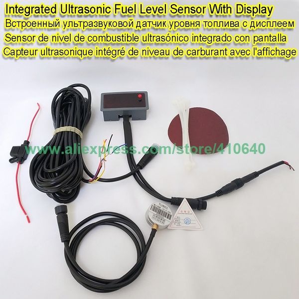 integrated ultrasonic fuel level sensor with display for water diesel petro palm oil generator fuel tank range 1.2m rs232
integrated ultrasonic fuel level sensor with display for water diesel petro palm oil generator fuel tank range 1.2m rs232