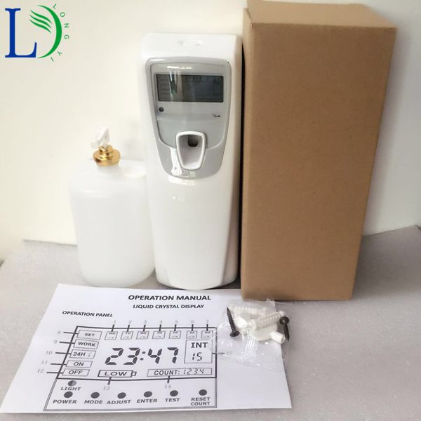 smart lcd fragrance sprayer automatic aerosol dispenser toilet air freshener with empty cans perfume dispenser 30pcs
smart lcd fragrance sprayer automatic aerosol dispenser toilet air freshener with empty cans perfume dispenser 30pcs