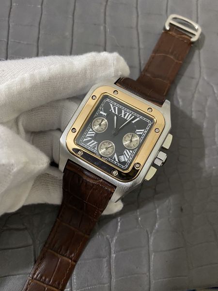 wholesale men fashion tank design watch all dial work 42mm male sport wristwtach leather strap stainless steel couple gift watches clock, Slivery;brown
wholesale men fashion tank design watch all dial work 42mm male sport wristwtach leather strap stainless steel couple gift watches clock, Slivery;brown