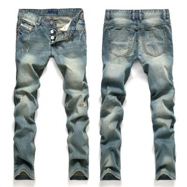 men's jeans mens straight blue vintage washed broken button pants high street slim fit male denim
men's jeans mens straight blue vintage washed broken button pants high street slim fit male denim