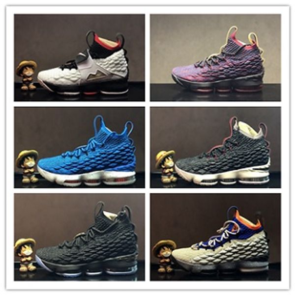 

Nike Air Lebron 15 LBJ15 2018 Новое Прибытие XV 15 РАВЕНСТВО Синий Черный Баскетбол Обувь Мужчин